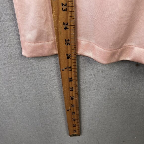 VINTAGE Vanity Fair 3 Piece Pajama Set Womens 34 Pink Nylon Robe Made USA 90s - Picture 9 of 16